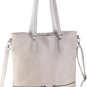 Unisex Lightweight Laptop Tote Bag with Cell Phone Pouch - 14.3 Inch Compatible
